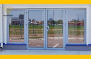 Mẫu cửa nhôm xingfa 2 cánh